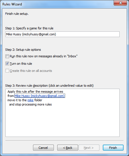 outlook rule from domain outlook rule from domain
