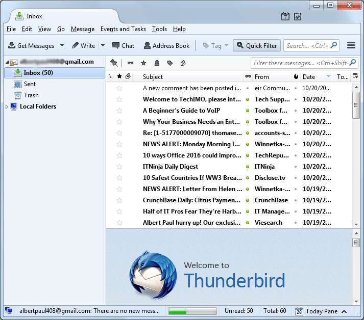 Open Thunderbird