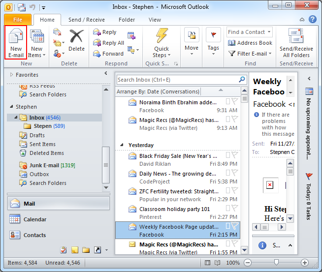 how to open my outlook email on another computer