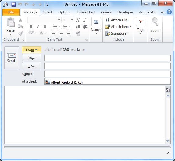 Create a New Mail
