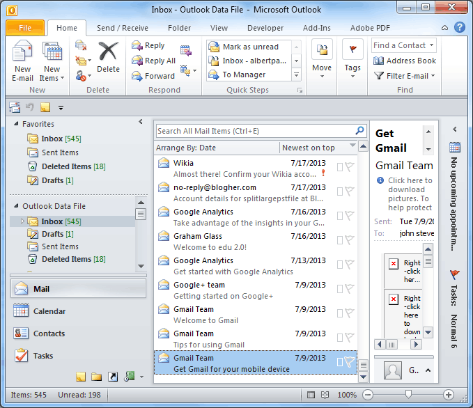 End of Message List