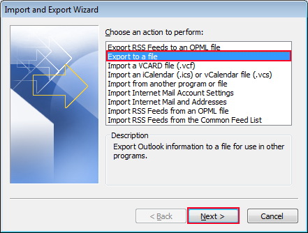 Tutorial to Familiarize about Export and Import in Outlook