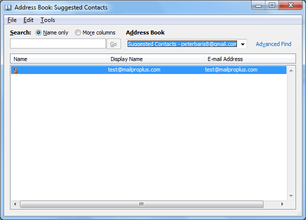 Open Address Book
