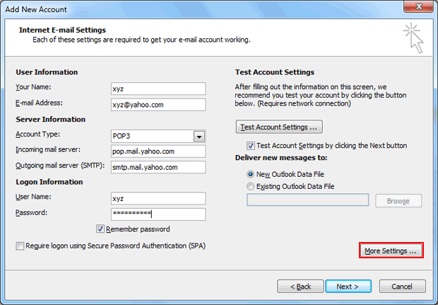 click on Manual Select or Additional Server Types