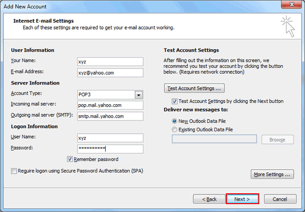 click on Manual Select or Additional Server Types