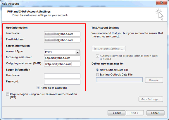 click on Manual Select or Additional Server Types