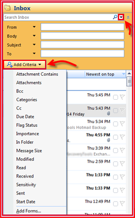 add criteria