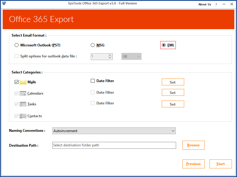Select EML