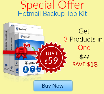 Bundle offer of Hotmail Backup offer
