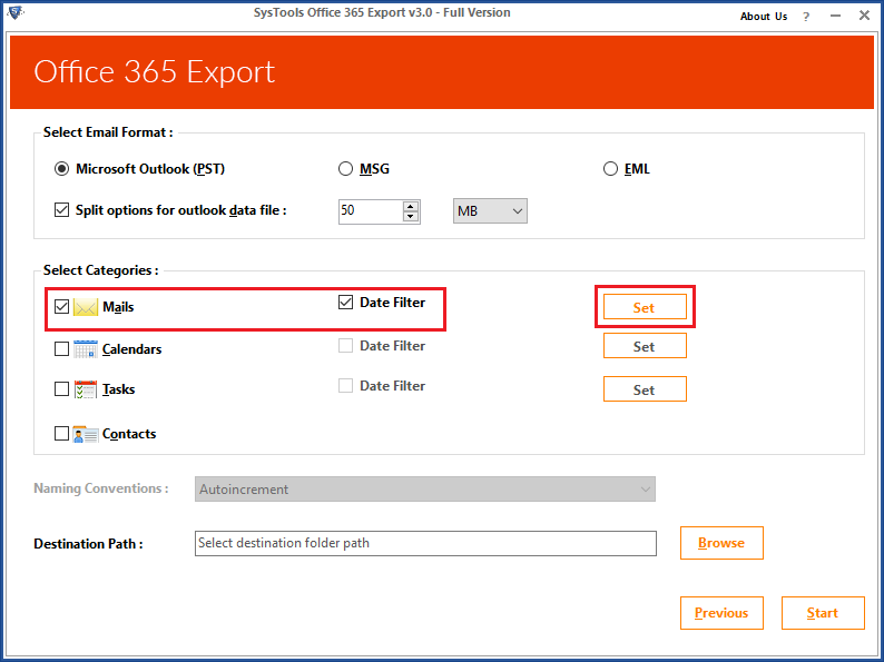 backup Office 365 email to PST
